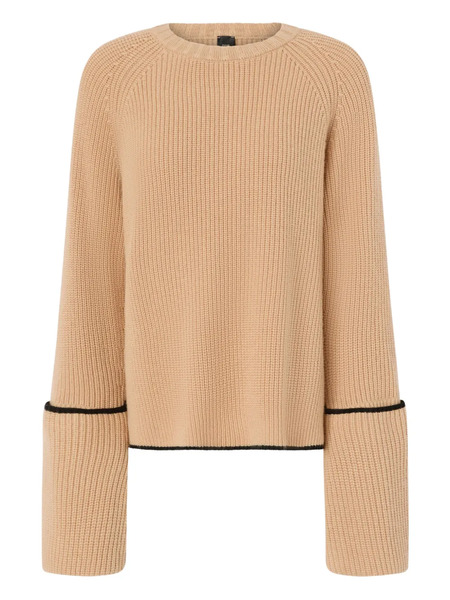  Pinko Procida Ribbed Sweater - Neutrals 