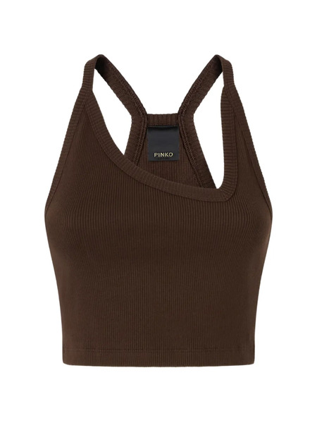  Pinko Ribbed Tank Top - Brown 