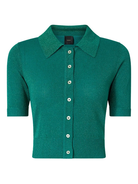  Pinko Ribbed Top - Green 