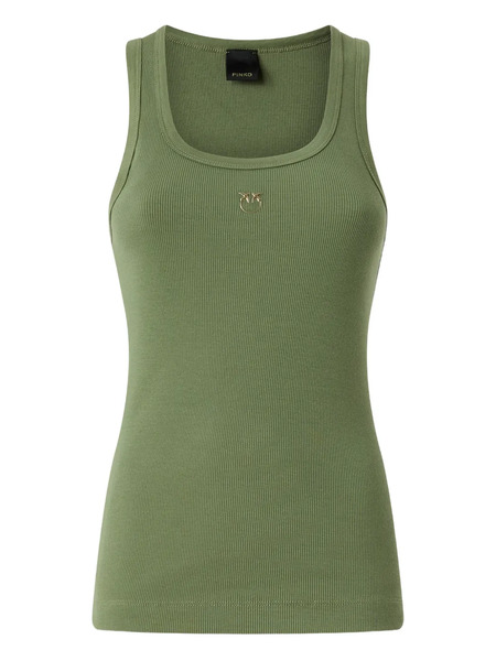  Pinko Ribbed Top - Green 