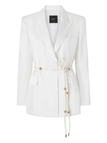  Pinko Rope Tie Jacket - White 