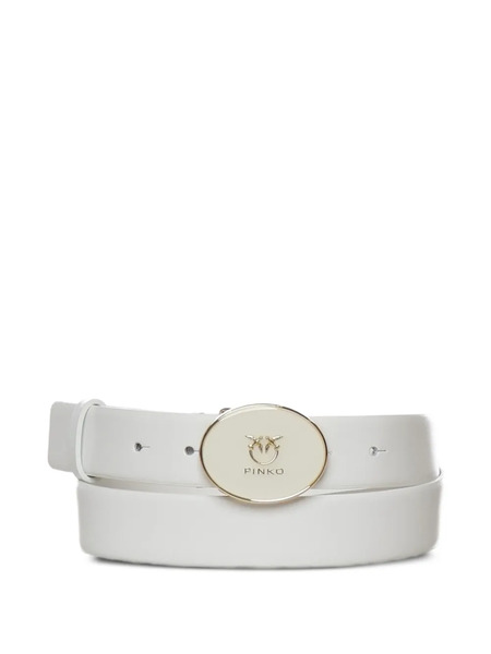  Pinko Round Buckle Belt - White 