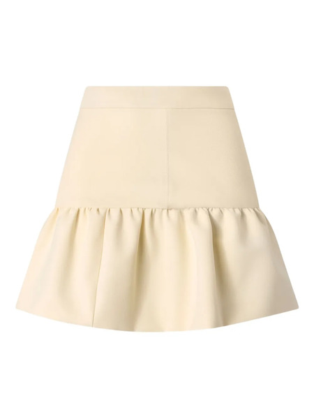  Pinko Ruffled Mini Skirt - White 