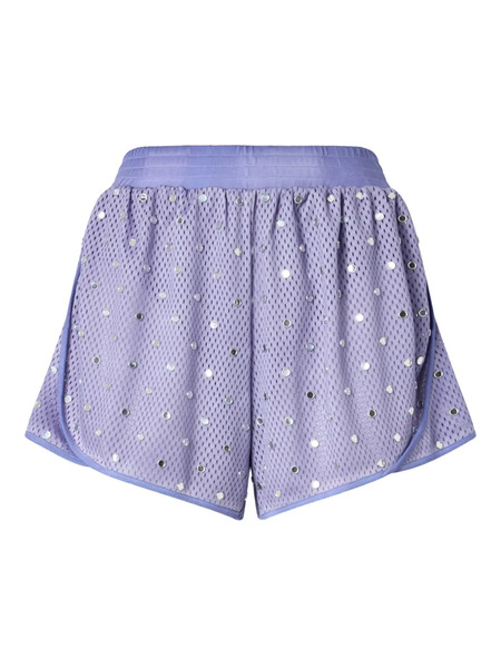  Pinko Sequin-embellished Shorts - Purple 