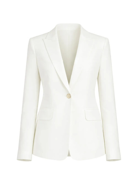  Pinko Single-breasted Blazer - White 