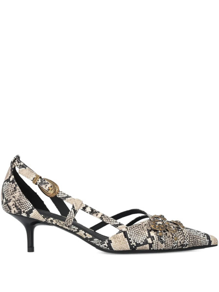  Pinko Snakeskin-effect Pumps - Neutrals 