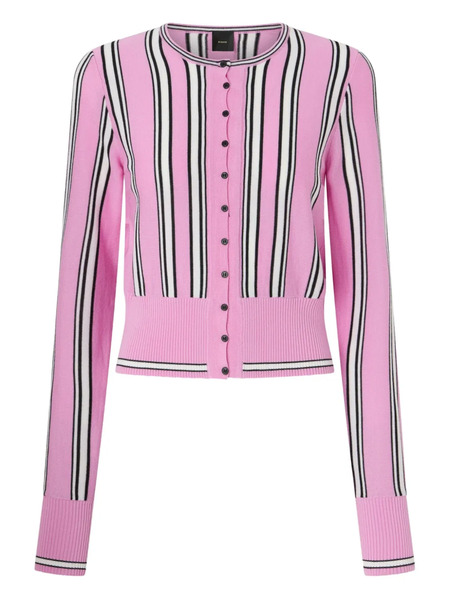  Pinko Striped Buttoned Cardigan 