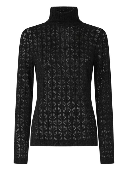  Pinko Turtleneck Top - Black 