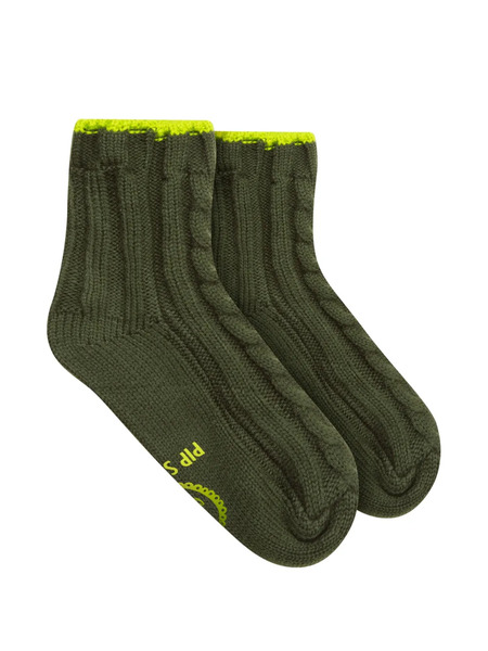  Pip Studio Cable-knit Socks - Green 