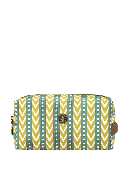  Pip Studio Chevron Striped Make Up Bag - Yellow 