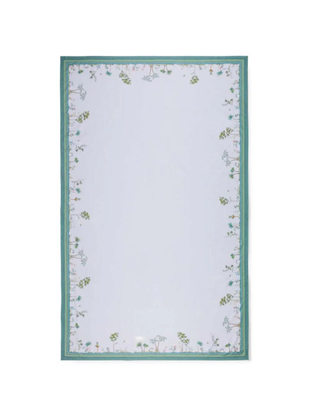  Pip Studio Jolie Floral-print Border Tablecloth - White 