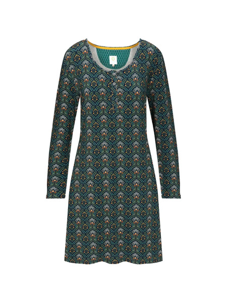  Pip Studio Long-sleeve Patterned Nightdress - Green 