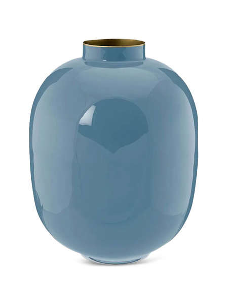  Pip Studio Metal Vase - Blue 