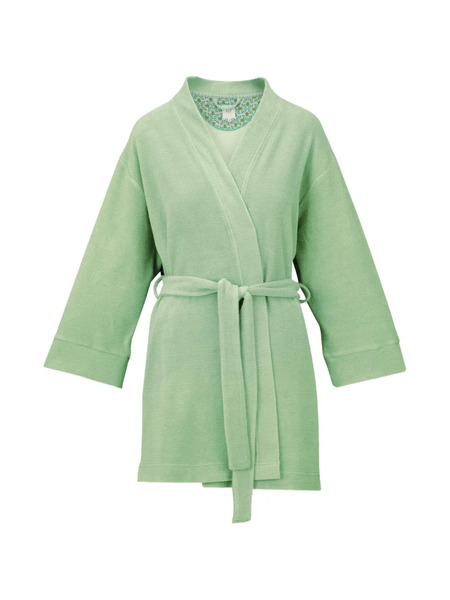  Pip Studio Shawl Collar Cotton Jacket - Green 