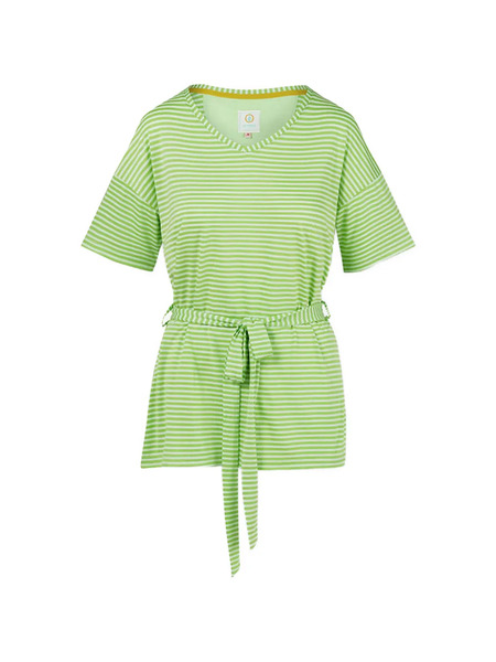 Pip Studio Striped Tie-waist T-shirt - Green 