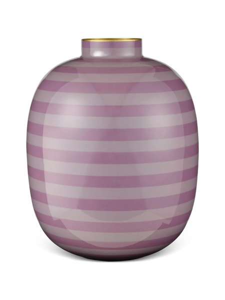  Pip Studio Striped Vase - Purple 