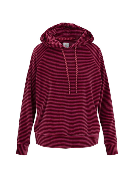  Pip Studio Tamari Velvet Hoodie - Red 