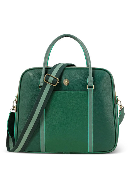  Pip Studio Zip Striped Tote Bag - Green 