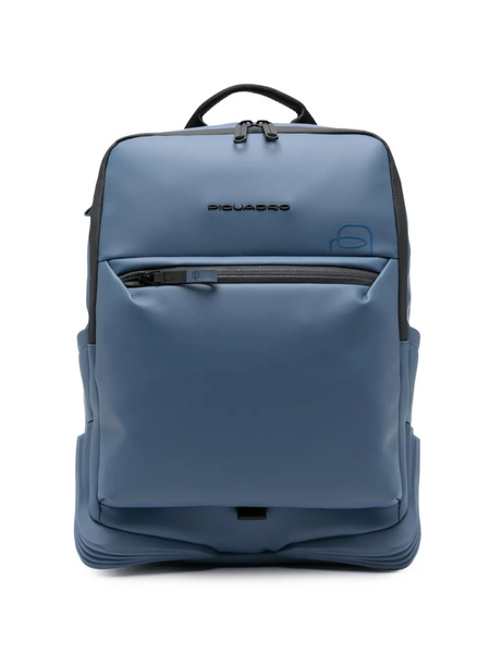  Piquadro Corner 2.0 Zip Backpack - Blue 