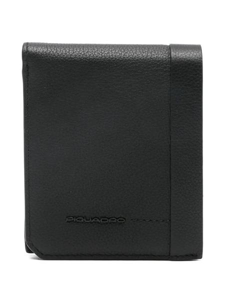  Piquadro Leather Wallet - Black 