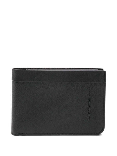 Piquadro Leather Wallet - Black 