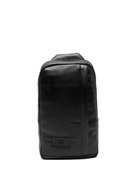  Piquadro Lobo-patch Backpack - Black 