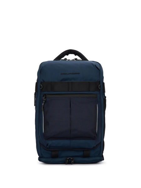  Piquadro Logo-lettering Backpack - Blue 