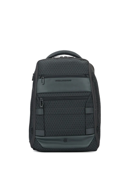  Piquadro Logo-plaque Backpack - Green 