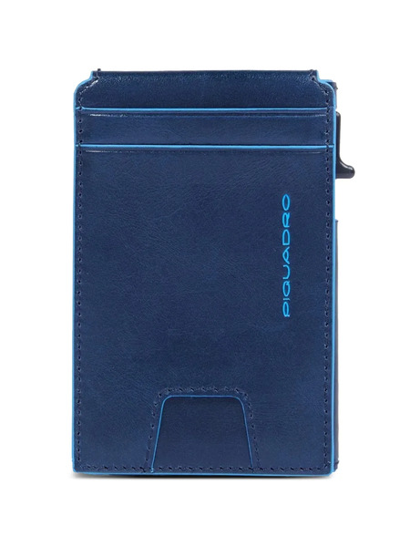  Piquadro Pop-up Card Holder - Blue 