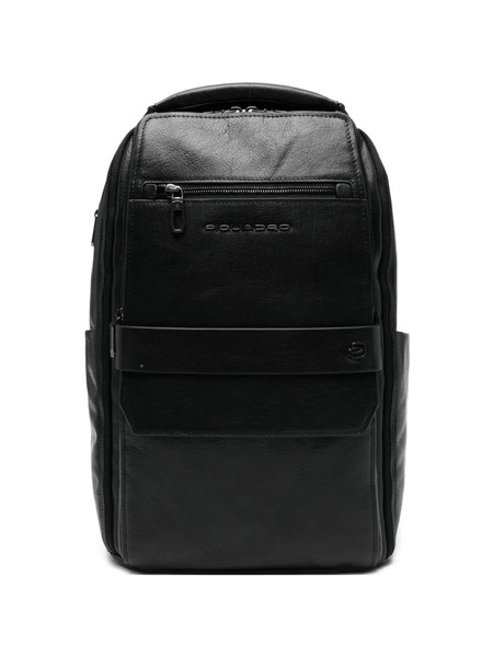  Piquadro Solm Leather Backpack - Black 