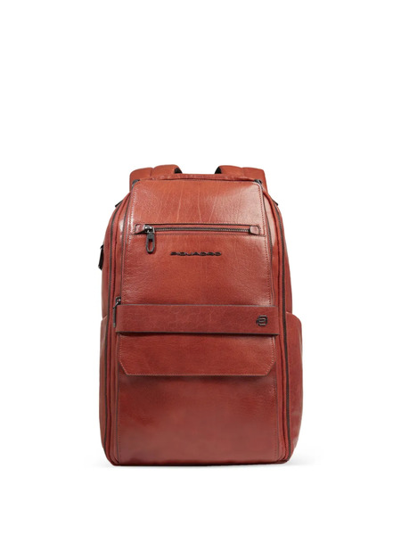  Piquadro Solm Leather Backpack - Brown 