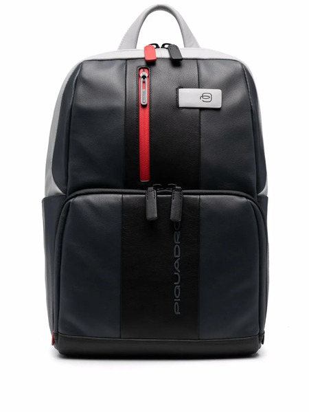  Piquadro Urban Panelled Backpack - Grey 