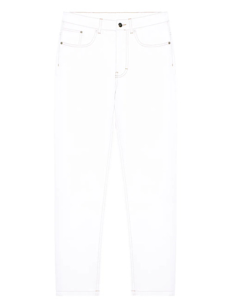  Place Of ëlms Five-pocket Jeans - White 
