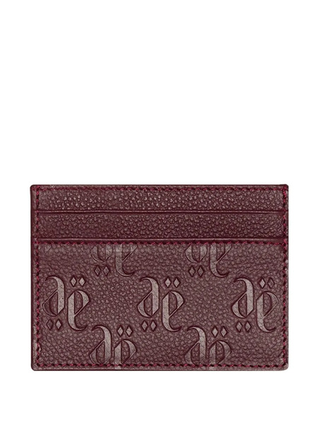  Place Of ëlms Logo-embossed Cardholder - Red 