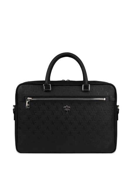  Place Of ëlms Monolink-debossed Briefcase - Black 