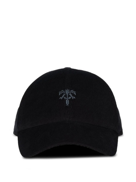  Place Of ëlms Suede Leather Strap Baseball Cap - Black 