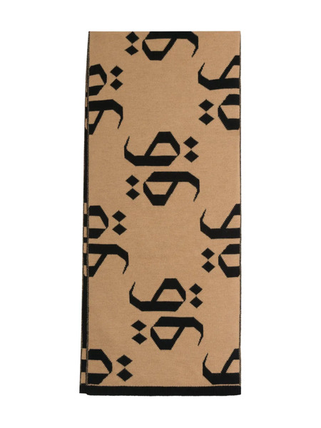  Place Of ëlms Wool Scarf - Neutrals 