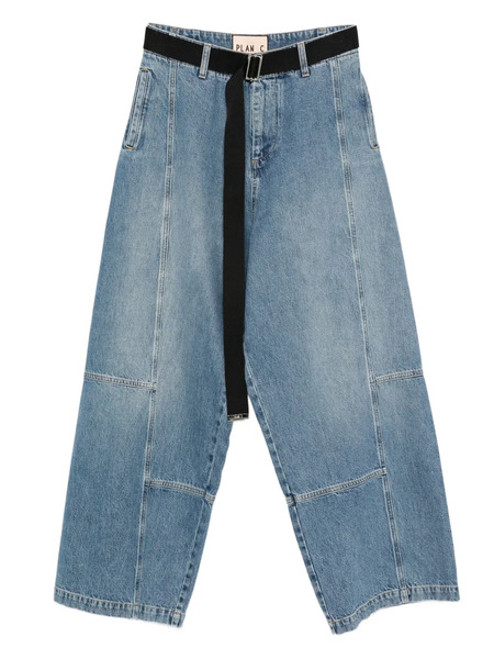  Plan C Belted Jeans - Blue 