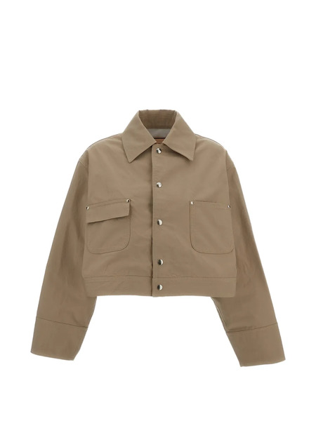  Plan C Boxy Pocket Jacket - Neutrals 