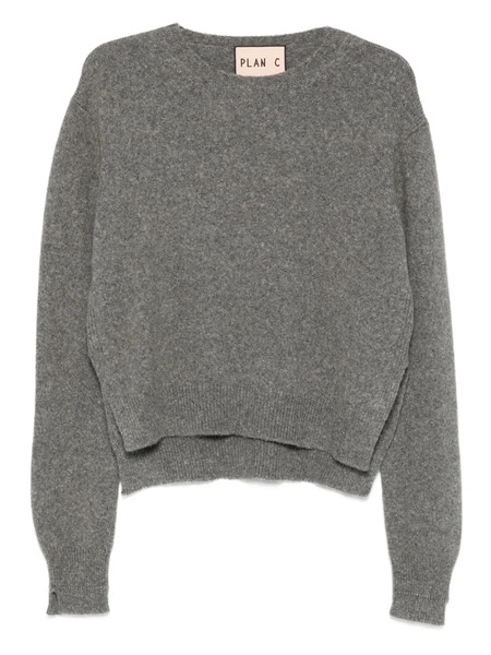  Plan C Crewneck Top - Grey 
