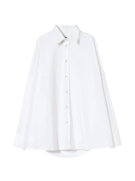  Plan C Drapped-back Shirt - White 