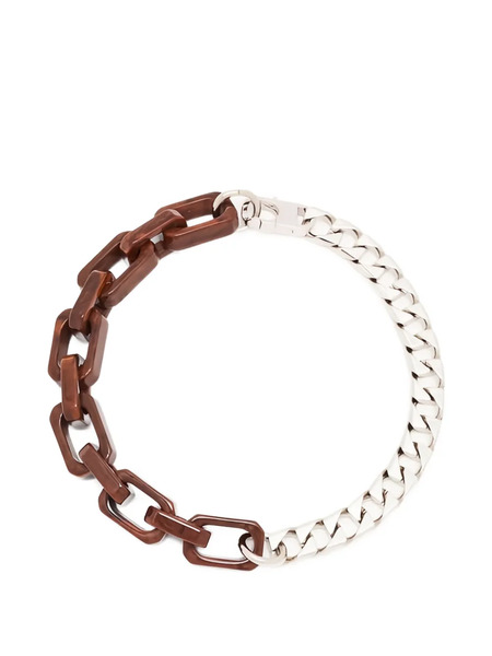  Plan C Flat-chain Necklace - Silver 