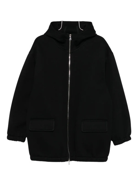  Plan C Hooded Zip-up Jacket - Black 