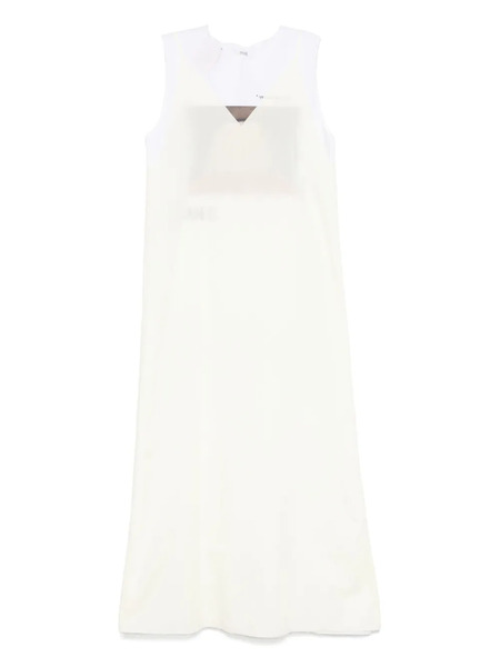  Plan C Layered Dress - White 