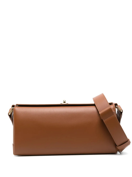  Plan C Leather Shoulder Bag - Brown 