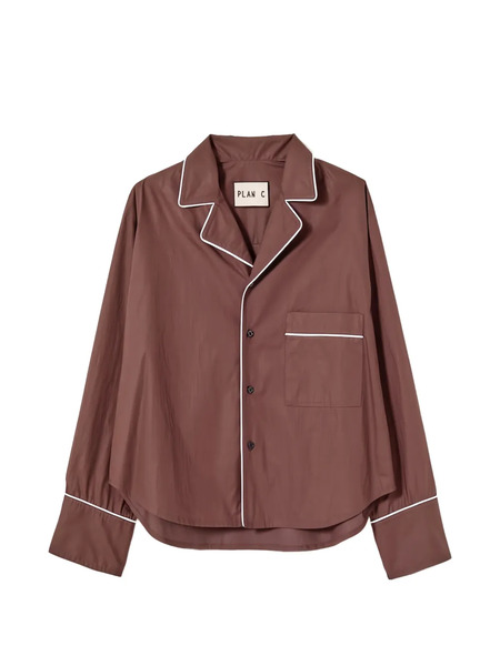  Plan C Long-sleeve Shirt - Brown 