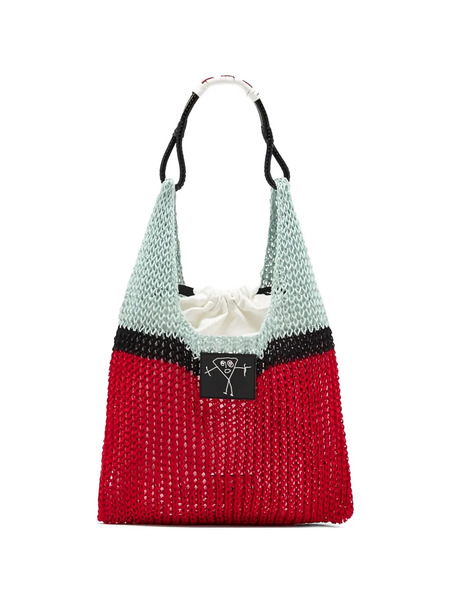  Plan C Mesh Shoulder Bag - Red 