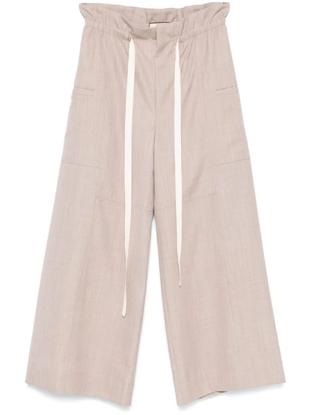  Plan C Panama Trousers - Brown 