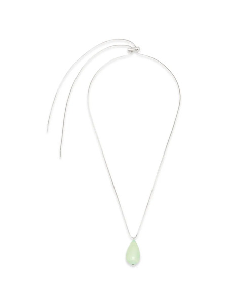  Plan C Paper-pearl Necklace - Silver 
