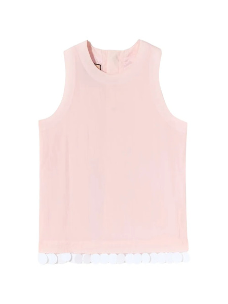  Plan C Pompom Tank Top - Pink 
